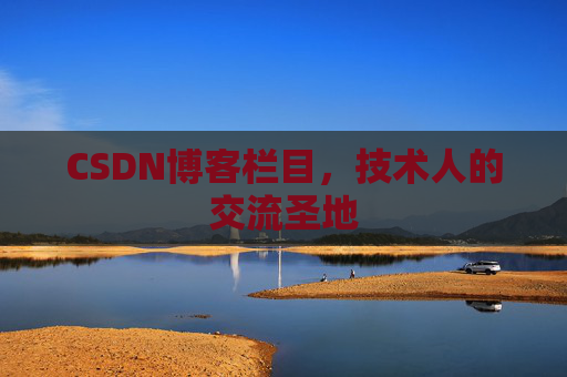 CSDN博客栏目，技术人的交流圣地